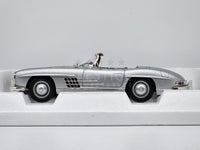 Norev 1957 Mercedes Benz 300SL Roadster with Hardtop Silver 183890 1:18 - New