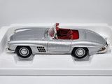 Norev 1957 Mercedes Benz 300SL Roadster with Hardtop Silver 183890 1:18 - New