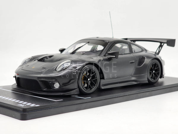 IXO Porsche 911 GT3 R Plain Body Version Black / Carbon LEGT18065B 1:18 - New