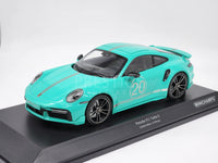 Minichamps 2021 Porsche 911 (992) Turbo S Sport Design Mint 1:18 - New