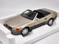 Norev 1989 Mercedes-Benz 500 SL R129 Convertible Smoke Silver 183719 1:18 - New