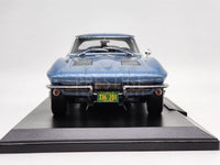 Norev 1963 Chevrolet Corvette Stingray Hardtop Light Blue Metallic 1:18 - New