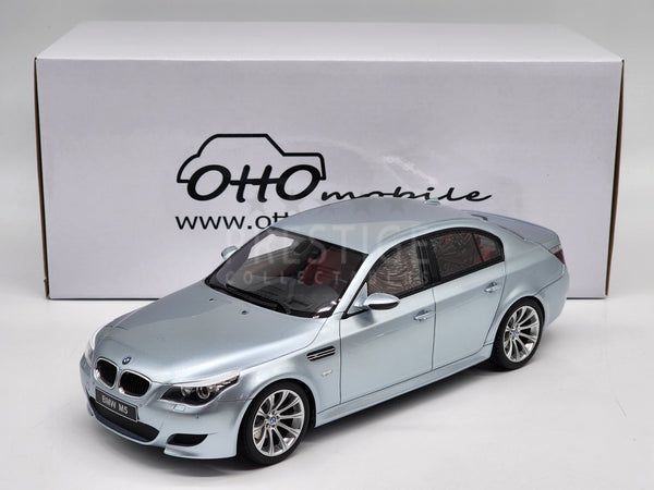 BMW M5 E60 Silver Otto 1/18