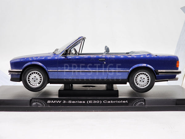 MCG18381 - BMW 325I (E30) CONVERTIBLE METALLIC BLUE 1:18 ModelCarGroup Auto  Stradali Die Cast Modellino - ModelCarGroup