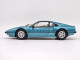 * READ * Kyosho 1975 Ferrari 308 GTB Paris Saloon Debut Version Teal 1:18