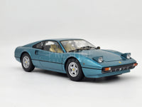 * READ * Kyosho 1975 Ferrari 308 GTB Paris Saloon Debut Version Teal 1:18