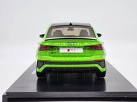 GT Spirit 2021 Audi RS3 Sedan 8Y Kyalami Green GT414 1:18 Scale