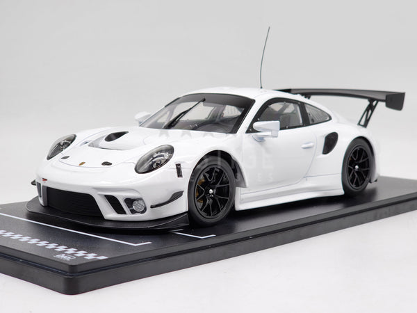 IXO Porsche 911 GT3 R Plain Body Version White LEGT18064W 1:18 - New