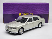 Kyosho Samurai 2018 Toyota Century Sedan Pearl Silver 1:18 Scale - New