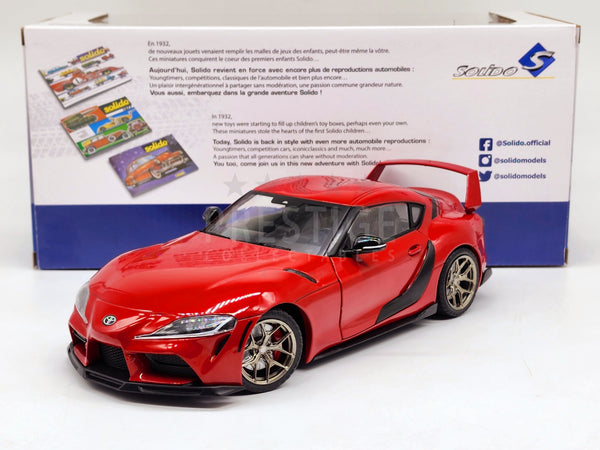 Solido 2023 Toyota Supra GR A90 Street Fighter Prominance Red 1:18 - New