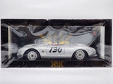 KK-Scale 1953 - 1957 Porsche 550A Spyder James Dean Silver LARGE 1:12 Scale - New
