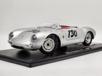 KK-Scale 1953 - 1957 Porsche 550A Spyder James Dean Silver LARGE 1:12 Scale - New
