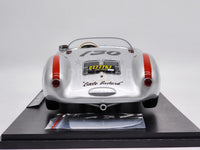 KK-Scale 1953 - 1957 Porsche 550A Spyder James Dean Silver LARGE 1:12 Scale - New