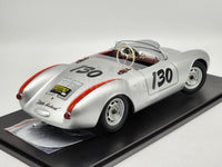 KK-Scale 1953 - 1957 Porsche 550A Spyder James Dean Silver LARGE 1:12 Scale - New