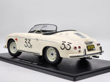 KK-Scale 1955 Porsche 356A Speedster #33 James Dean White LARGE 1:12 - New