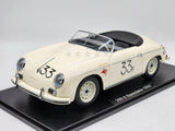 KK-Scale 1955 Porsche 356A Speedster #33 James Dean White LARGE 1:12 - New