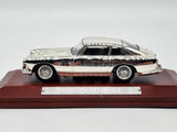 DeAgostini 1958 Aston Martin DB4 Coupe Chrome with Wooden Base 1:43 Scale - New