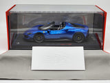 BBR 2022 Ferrari 296 GTS Racing Blue Metallic (Blu Corsa) w Showcase 1:18 - New