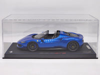 BBR 2022 Ferrari 296 GTS Racing Blue Metallic (Blu Corsa) w Showcase 1:18 - New