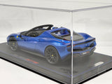 BBR 2022 Ferrari 296 GTS Racing Blue Metallic (Blu Corsa) w Showcase 1:18 - New