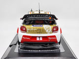 Norev 2013 Citroen DS3 WRC Rally Monte Carlo Winner Loeb 1:18 - Used