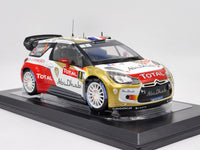 Norev 2013 Citroen DS3 WRC Rally Monte Carlo Winner Loeb 1:18 - Used