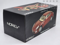 Norev HQ 2009 Porsche Panamera 4S Sedan Metallic Red 1:18 - Pre Owned