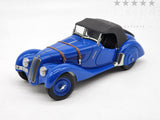 Genuine BMW by AUTOart 1938 BMW 328 Roadster w Roof Blue 1:18 Scale - Used