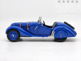 Genuine BMW by AUTOart 1938 BMW 328 Roadster w Roof Blue 1:18 Scale - Used