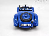 Genuine BMW by AUTOart 1938 BMW 328 Roadster w Roof Blue 1:18 Scale - Used