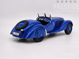 Genuine BMW by AUTOart 1938 BMW 328 Roadster w Roof Blue 1:18 Scale - Used