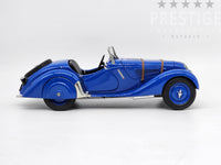 Genuine BMW by AUTOart 1938 BMW 328 Roadster w Roof Blue 1:18 Scale - Used