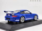 Minichamps 2011 Porsche 911 GT3 RS 4.0 997 Maritime Blue 1:18 - New