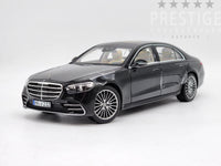 Norev 2021 Mercedes Benz S-Class AMG Line W223 Black Metallic OPENS 1:18 - New