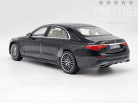 Norev 2021 Mercedes Benz S-Class AMG Line W223 Black Metallic OPENS 1:18 - New