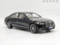 Norev 2021 Mercedes Benz S-Class AMG Line W223 Black Metallic OPENS 1:18 - New