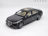 Norev 2021 Mercedes Benz S-Class AMG Line W223 Black Metallic OPENS 1:18 - New