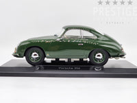 Norev 1954 Porsche 356 Hardtop Coupe Dark Green 1:18 Scale - New