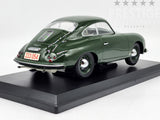 Norev 1954 Porsche 356 Hardtop Coupe Dark Green 1:18 Scale - New