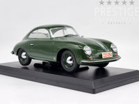 Norev 1954 Porsche 356 Hardtop Coupe Dark Green 1:18 Scale - New