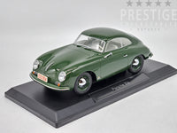 Norev 1954 Porsche 356 Hardtop Coupe Dark Green 1:18 Scale - New