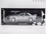 Minichamps 1989 Mercedes Benz 190E 2.5-16 Evo 1 Metallic Silver 1:18 - New