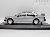 Minichamps 1989 Mercedes Benz 190E 2.5-16 Evo 1 Metallic Silver 1:18 - New