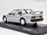 Minichamps 1989 Mercedes Benz 190E 2.5-16 Evo 1 Metallic Silver 1:18 - New