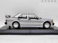 Minichamps 1989 Mercedes Benz 190E 2.5-16 Evo 1 Metallic Silver 1:18 - New