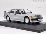 Minichamps 1989 Mercedes Benz 190E 2.5-16 Evo 1 Metallic Silver 1:18 - New