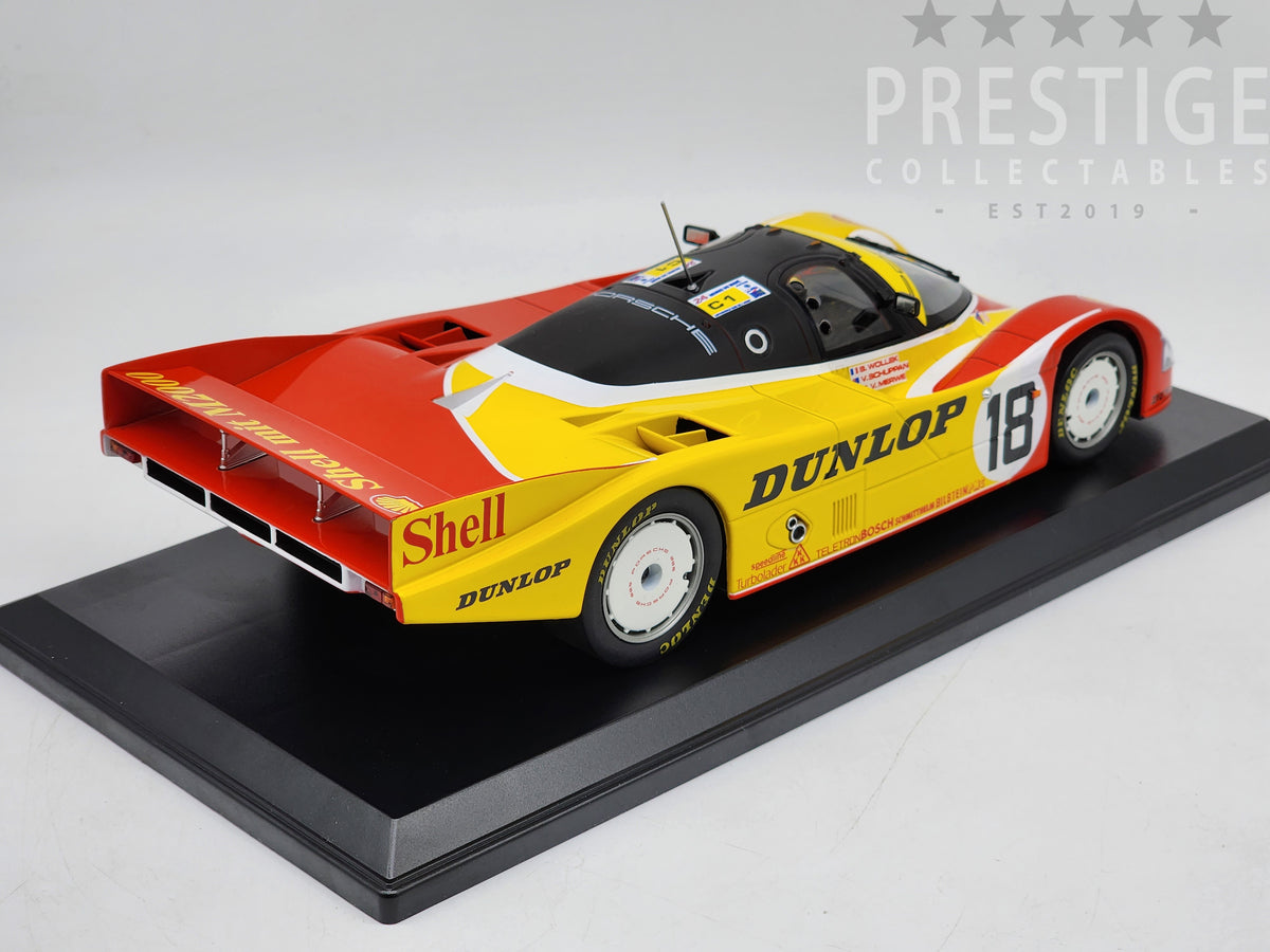 Shell Livery Blue Norev 1988 Porsche 962C #18 24h LeMans Porsche AG Shell Livery 1:18 ...