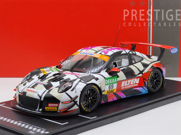 IXO 2018 Porsche 911 (991) GT3 R #69 ADAC GT Masters Hockenheim 1:18 - New