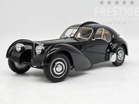 AUTOart 1938 Bugatti 57SC Atlantic Coupe Schwarz Black w Disc Wheels 1:18 - As New