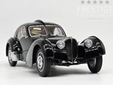 AUTOart 1938 Bugatti 57SC Atlantic Coupe Schwarz Black w Disc Wheels 1:18 - As New